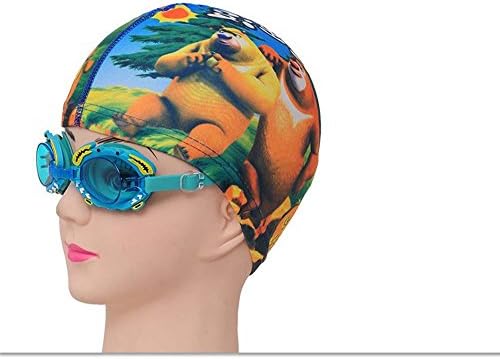Boys and girls children's goggles anti-fog goggles swimming cap suit baby waterproof swimming goggles
