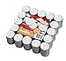 BOLSIUS 100 Pack Unscented Tea Lights - 3.5 Hours - Premium European Quality - Consistent Smokeless Flame - 100% Cotton Wick - Dinner, Wedding, Party, Restaurant, Spa, Church, & Home Décor Tealights