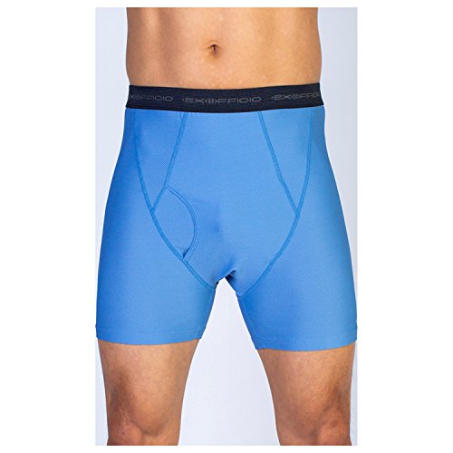 Exofficio Men's Give-N-Go Boxer Briefs, Riviera, Medium