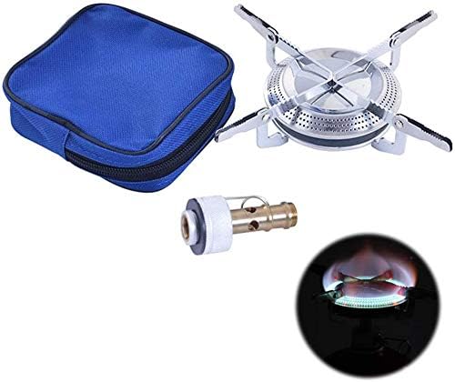 HANGYAN Portable Mini Gas Burner - Titanium Camping Cookware Set for Outdoor Picnic and BBQ - 17x7cm - Image 3