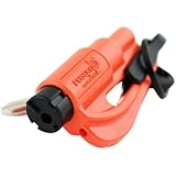 resqme The Original Keychain Car Escape Tool, Made in USA (Orange)