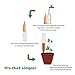 GLOUE Plant Water, Automatic Plant Water Devices for Vacation Plant Watering and Office Device. Plant Self Watering System for Plant Growing, 4 Pack