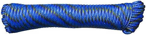 Corda Diamond Braid Polyproplene Rope, 3/8" x 100 ft