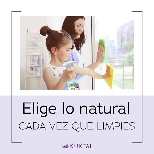 KUXTAL Limpiador para Superficies Multiusos 10 Litros, Fórmula con Ingredientes Naturales, Elimina manchas y polvo, Certificación Biodegradable OECD 301-A, Aroma Cítrico Floral