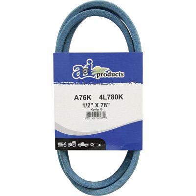 Pix A & I Products Blue Kevlar V-Belt with Kevlar Cord - 78in.L x 1/2in.W, Model# A76K/4L780K