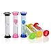 Sand Timer-Senbowe 6 Pack Colorful Sandglass Hourglass Sand Clock Timer/- 30sec/1min/2mins/3mins/5mins/10mins for Kids,Classroom, Kitchen,Games -Great Gift for Your Children