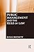 Public Management and the Rule of Law