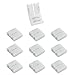 LightingWill 10pcs Pack Strip to Strip Unwired Gapless Solderless Snap Down 2 Conductor LED Strip Connector for 10mm Wide 5050 5630 Single Color Flex LED Strips