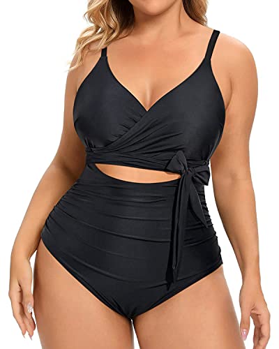 Daci Women Plus Size One Piece Swimsuits High
