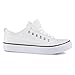 Twisted Women's Kix Dul Double Eyelet Fashion Sneaker - White/White, Size 9