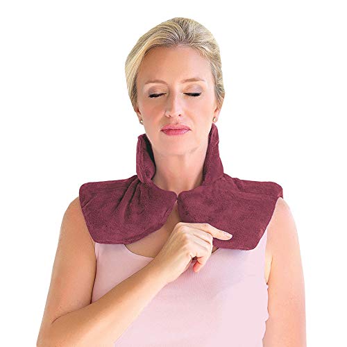 Zen Therapy - Microwavable Neck Wrap for Therapy | Hot & Cold Neck Shoulder Pad | Soothes Muscle & Arthritis Pain | Neck Heat Pad for Aromatherapy, Minor Injuries, Swelling & Stress Relief