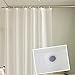 Eforcurtain Small Size 36 by 72 Inch Semi-Transparent EVA Shower Curtain Liner with 2 Magnets Metal Grommets Bathroom Curtain Liner Waterproof
