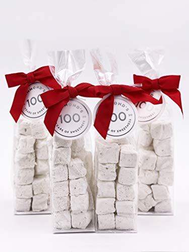 4 Bags-Handmade Vanilla Bean Gourmet Marshmallows- Snackable Marshmallows. Marshmallow Candy, Marshmallow for Hot Chocolat and Marshmallows S'mores. Handcrafted in Small Batches- in Denver, USA.