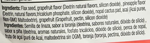 TADIN NOPAL CACTUS & GRAPEFRUIT MILLED FLAX SEED, RICH IN OMEGA 3 & 6, 14OZ., RESEALABLE POUCH, PACK OF 1