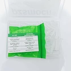 Pzsmocn 100 Pieces/50 Sets M5*20 mm PC Transparent