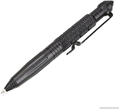 Defender Tactical Pen,Aircraft Aluminum Glass Breaker,Self Defense Emergency Tool,be convenient to take while outdoors,with Writing for Men and Women (Black)