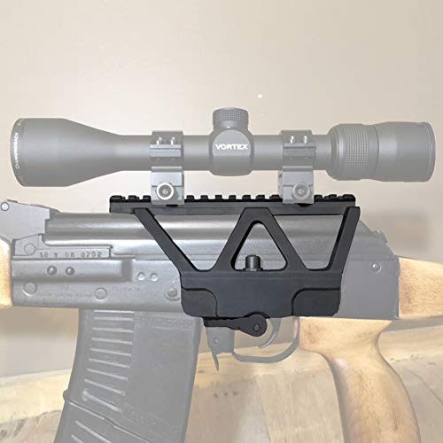 Bumlon Scope Rail Mount A-K Side Weaver with QD Solid Construction Perfect Match Receiver Interface Picatinny