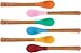 Avanchy Bamboo & Silicone Infant Training Spoons, BPA Free - Soft Tip, Easy on Gums, First Stage Feeding Utensils for Baby-Led Weaning, Self-Feeding, Green