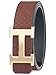 Fengwen Men Genuine Leather Belt Copper Buckle 1.5