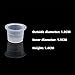 Yuelong 1000pcs Tattoo Ink Caps Cups 13MM Medium Disposable Pigment Cups Caps Plastic Microblading Ink Cups for Tattoo Ink Supplies