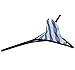 JAXU Men's Yarn Thong Bulge Pouch Bikini Wavy Stripe Mini Jacquard Underwear Lace Male Micro G-String Blue XL
