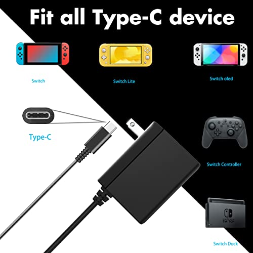 Switch Charger for Nintendo Switch and OLED and Switch Lite Charger. 5