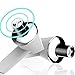 Mxstudio Stereo Sound Headphones Wired Earphones In-Ear Earphones with Volume Control Earbuds with Mic White