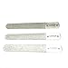 Sapphire Stainless Steel Nail File - Diamond Coated for Professional Manicure and Pedicure, 3 PCS Set, Macs-0787
