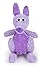 goDog Checkers Kangaroo with Chew Guard Technology Tough Plush Dog Toy, Purple, Large