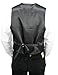 Historical Emporium Men's Satin Jacquard Formal Suit Vest, Victorian Edwardian Tuxedo Dress Waistcoat