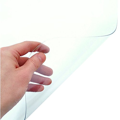 Focux 36 x 48'' Office Chair Mat for Hardwood Floor Opaque Office Floor Mat Anti-Slip Thin Desk Floor Protective Mats (1 Pc)