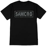 Sons of Anarchy Samcro Banner T-shirt ,Black ,XX-Large