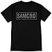 Sons of Anarchy Samcro Banner T-shirt ,Black , Large