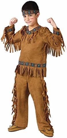 Native American Indian Warrior Boy Child Costume