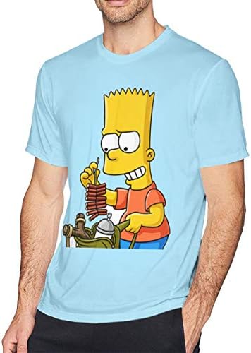 LiuYeWen Bart Simpson Men Limited Edition Short Sleeved T-Shirt Classic Black