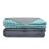 Quility Premium Kids Weighted Blanket & Removable Cover | 7 lbs | 41