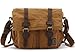 Berchirly Vintage Military Men Canvas Messenger Bag Satchel Travel Shoulder Bags For 13.3-17