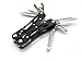 Compact Durable Pocket Multitool Knife, Plier, Screwdriver Tool Set with Screwdriver bits and Nylon Sheath. Perfect Kit for Survival, Emergency, Camping, Outdoor Use Black