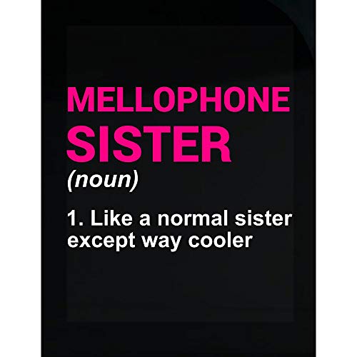 Funny Mellophone Sister Definition - Transparent Sticker