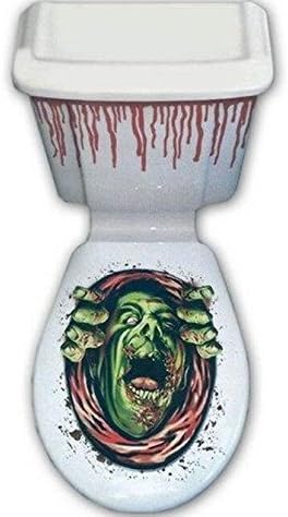 Halloween Toilet Seat Grabber Stickers Temporary Transfer Party Decorations
