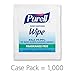 PURELL Hand Sanitizing Wipes Alcohol Formula, Fragrance Free, 1000 Individually Wrapped Hand Sanitizing Wipes Packets - 9021-1M