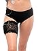2017 Lingerie-quality Black Stretch Lace Garter for Insulin Pump (Medium)