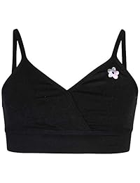 Limited Too - Sujetador de entrenamiento sin costuras con cuello en V para niña (4 unidades)