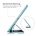 iPad Air 2 Case, iXCC ® New Enhanced Tri-fold Stand Smart Case Cover with [Soft TPU Back] and Built-in Magnet for Auto Sleep/Wake Function - Blue