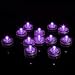 Submersible Led Lights, Somuns Underwater Purple Vases Tea Lights Battery Operated for Wedding Christmas Party Club Decor Centerpieces 12 Pieces