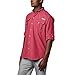 Columbia Men’s PFG Bahama™ II Long Sleeve Shirt, Sunset Red, Large