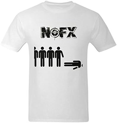 Flesiciate Men NOFX Wallpaper Design Size Medium T-Shirt