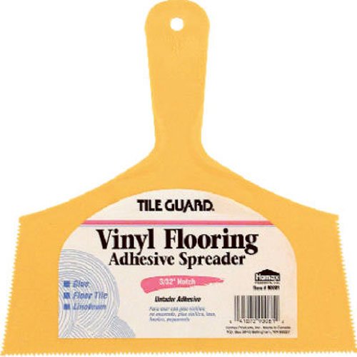 Homax Group 81 Wide Vinyl Floor Adhesive Spreader Notch, 3/32Inch