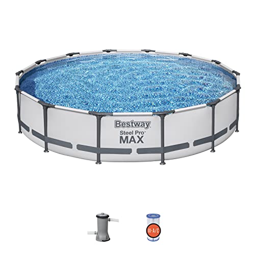 Bestway Steel Pro MAX 14' x 33" Round Above Ground Pool Set Includes