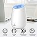 Beautiplove Deluxe Ultrasonic Essential Oil Diffuser, Mini Aroma Diffuser Lasts for Up to 10 Hours, Portable Cool Mist Humidifier with Automatic Shut-Off Safety for Home & Office, 150ml